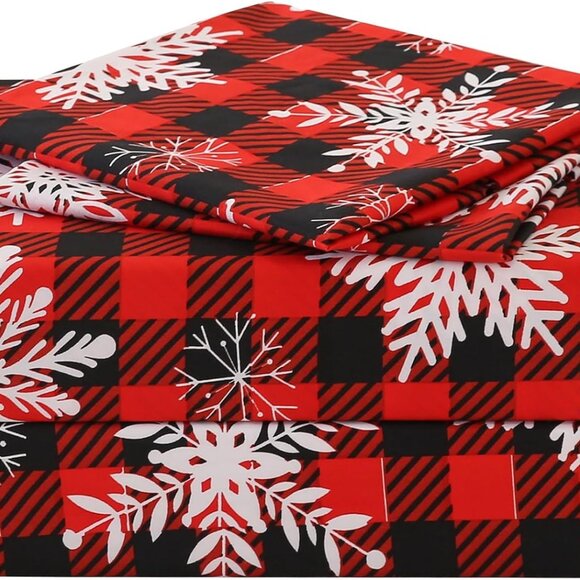 JSD QUEEN/KING CHRISTMAS SHEET SETS NIP - Picture 2 of 7